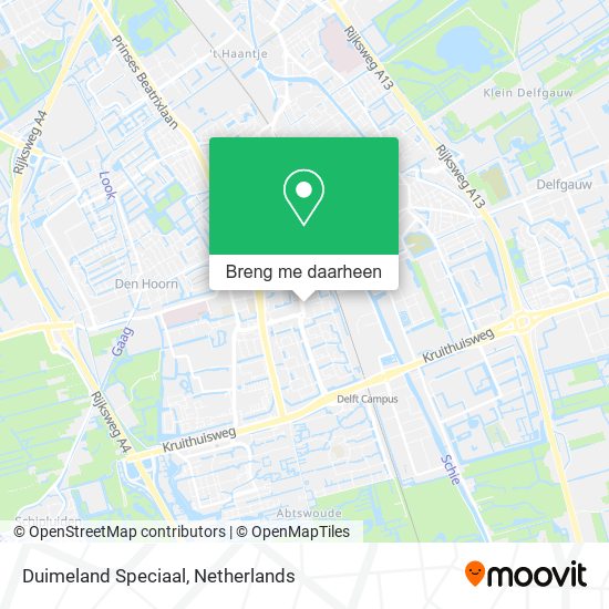 Duimeland Speciaal kaart