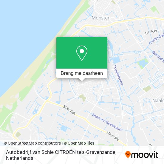 Autobedrijf van Schie CITROËN te's-Gravenzande kaart