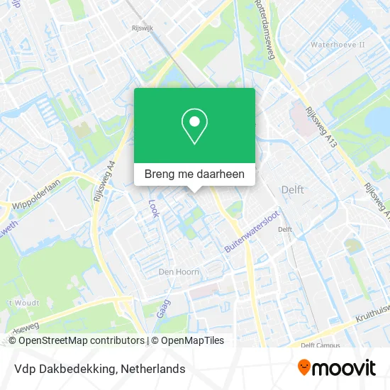 Vdp Dakbedekking kaart
