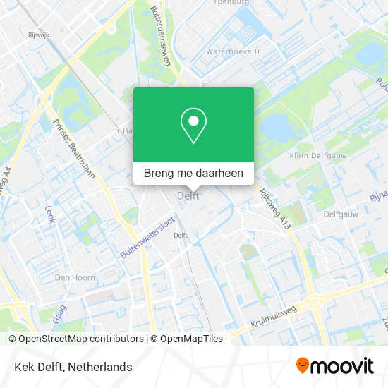 Kek Delft kaart