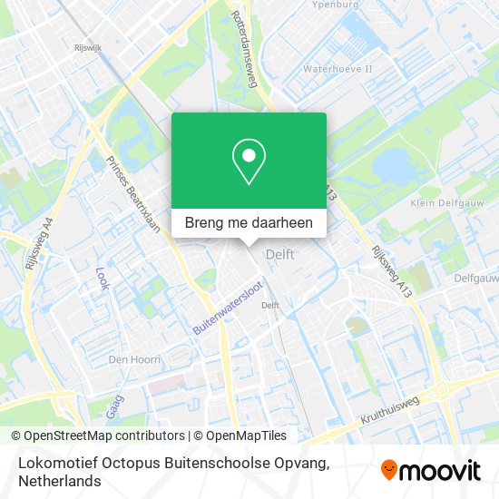 Lokomotief Octopus Buitenschoolse Opvang kaart