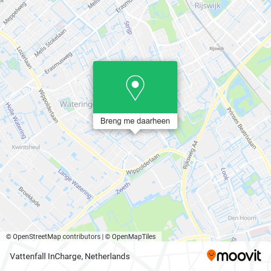 Vattenfall InCharge kaart