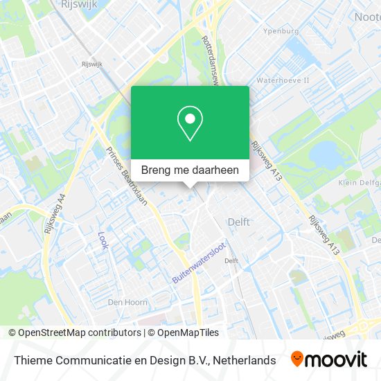 Thieme Communicatie en Design B.V. kaart