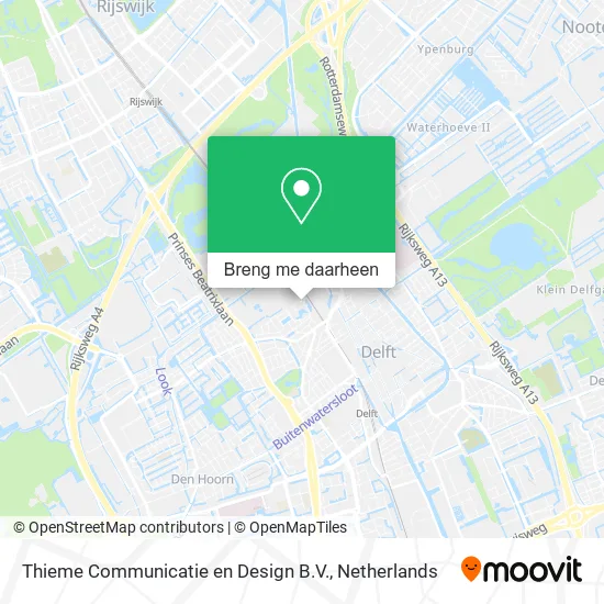 Thieme Communicatie en Design B.V. kaart