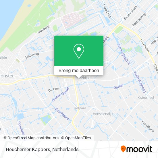 Heuchemer Kappers kaart