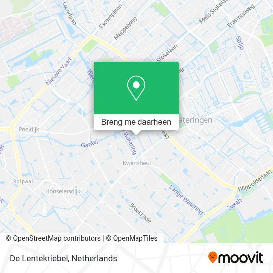 De Lentekriebel kaart