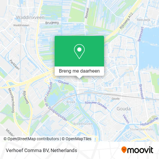 Verhoef Comma BV kaart