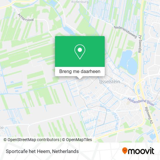 Sportcafe het Heem kaart