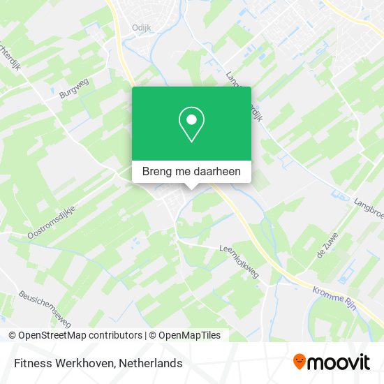 Fitness Werkhoven kaart