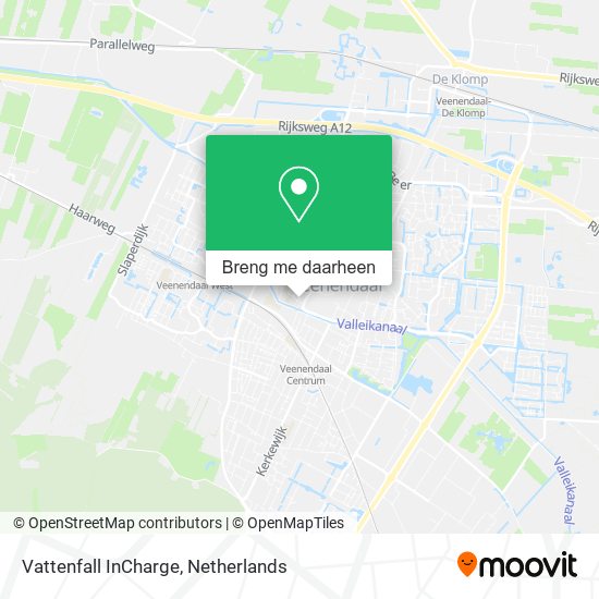 Vattenfall InCharge kaart