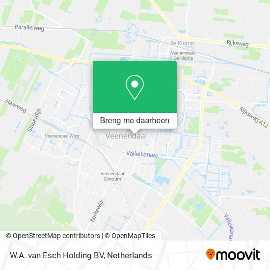 W.A. van Esch Holding BV kaart