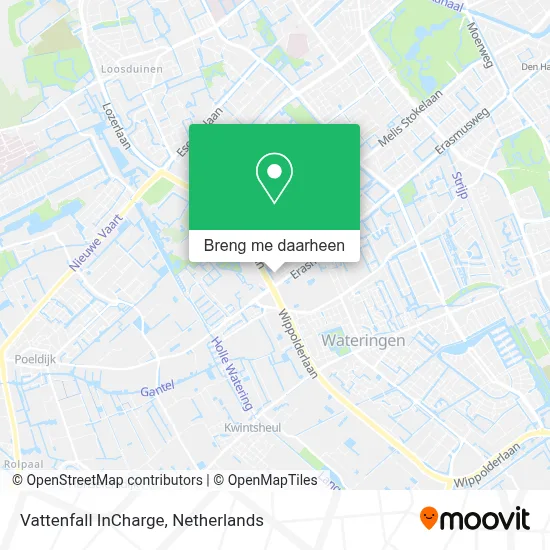 Vattenfall InCharge kaart