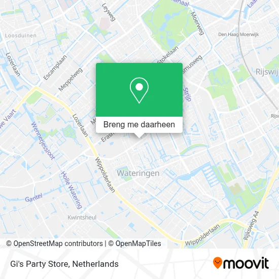 Gi's Party Store kaart