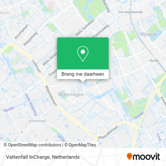 Vattenfall InCharge kaart