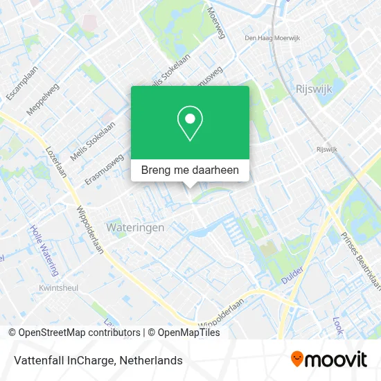 Vattenfall InCharge kaart