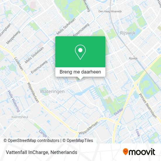 Vattenfall InCharge kaart
