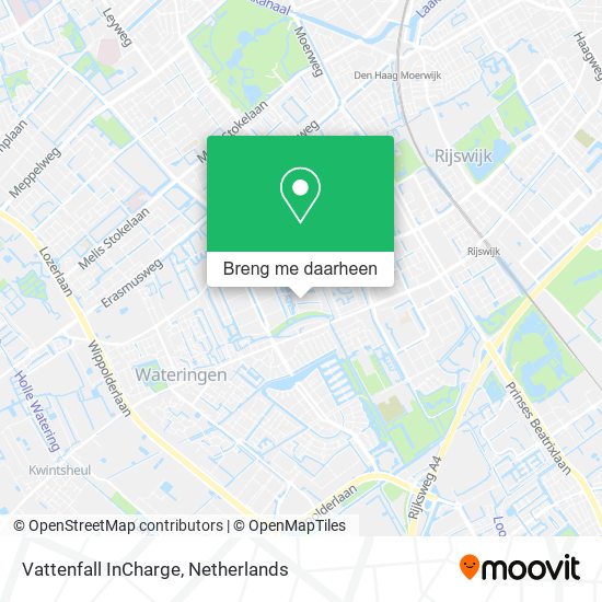 Vattenfall InCharge kaart