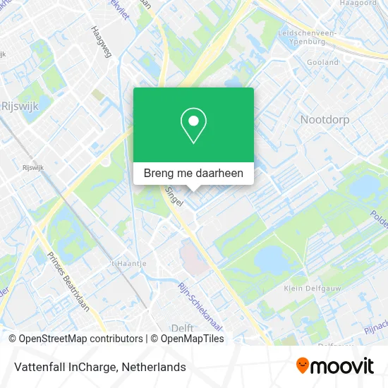 Vattenfall InCharge kaart