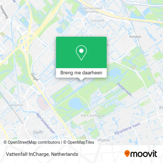 Vattenfall InCharge kaart
