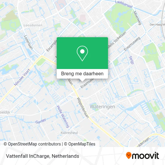 Vattenfall InCharge kaart