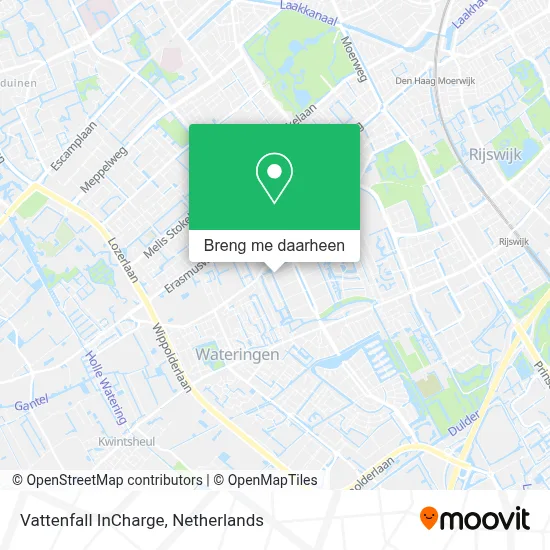 Vattenfall InCharge kaart