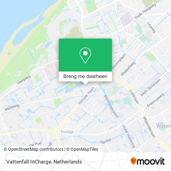 Vattenfall InCharge kaart