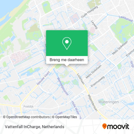 Vattenfall InCharge kaart