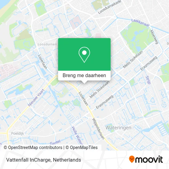 Vattenfall InCharge kaart