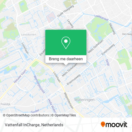Vattenfall InCharge kaart