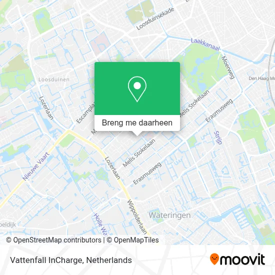 Vattenfall InCharge kaart