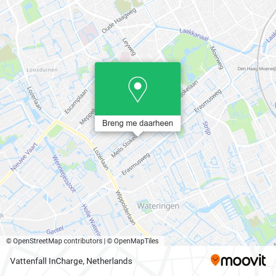Vattenfall InCharge kaart