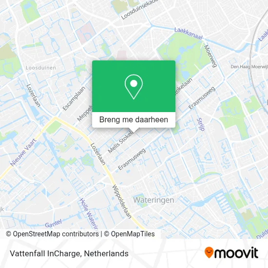 Vattenfall InCharge kaart