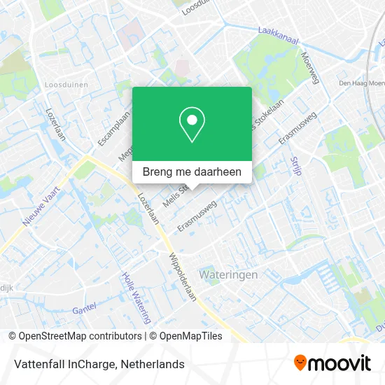 Vattenfall InCharge kaart