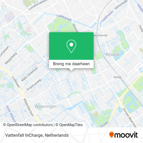 Vattenfall InCharge kaart
