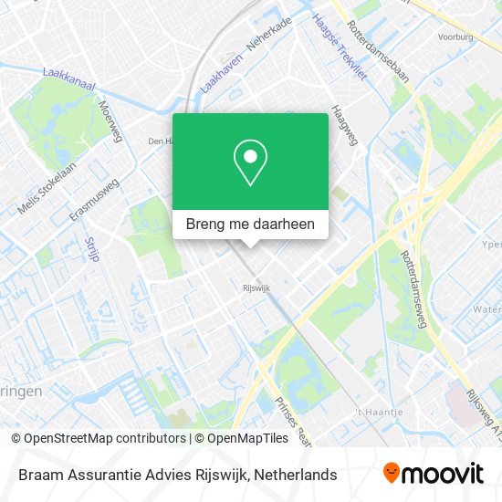 Braam Assurantie Advies Rijswijk kaart