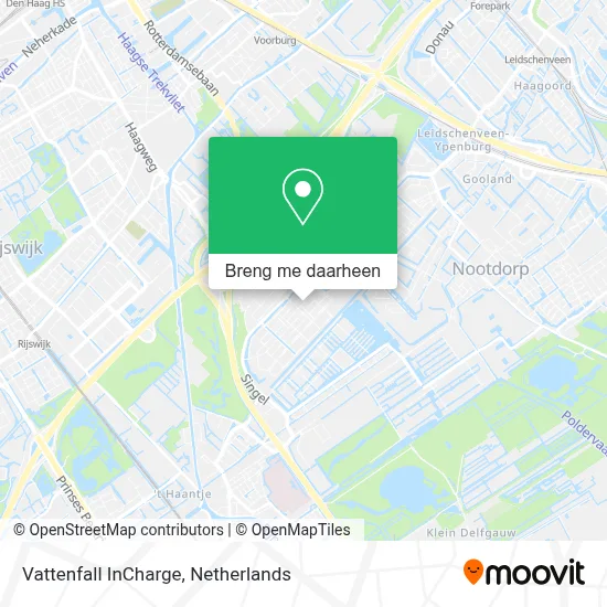 Vattenfall InCharge kaart
