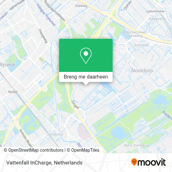 Vattenfall InCharge kaart
