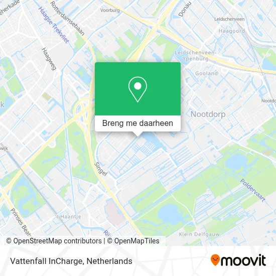 Vattenfall InCharge kaart
