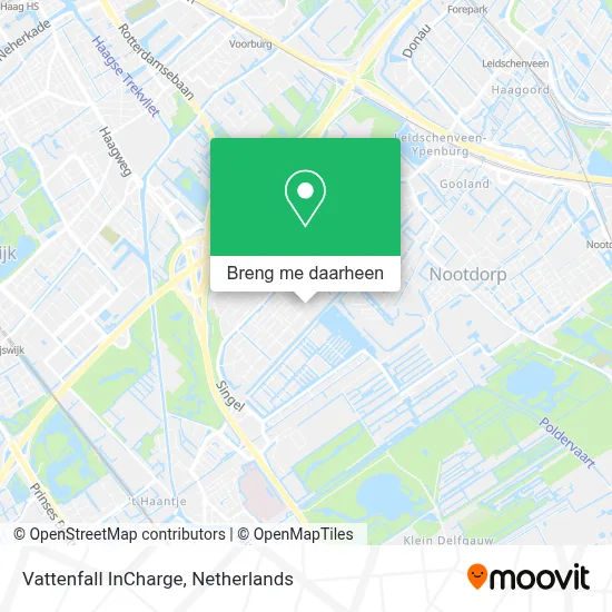 Vattenfall InCharge kaart
