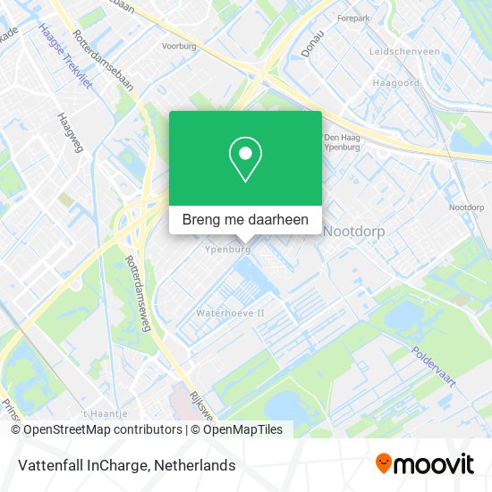 Vattenfall InCharge kaart
