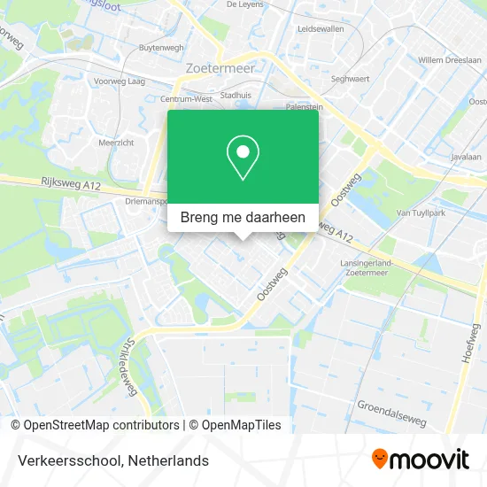 Verkeersschool kaart