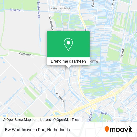 Bw Waddinxveen Pos kaart