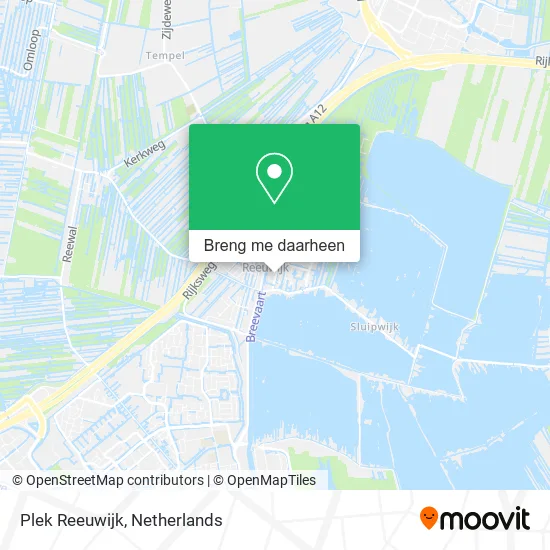Plek Reeuwijk kaart
