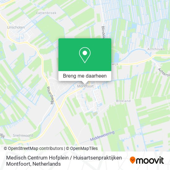 Medisch Centrum Hofplein / Huisartsenpraktijken Montfoort kaart