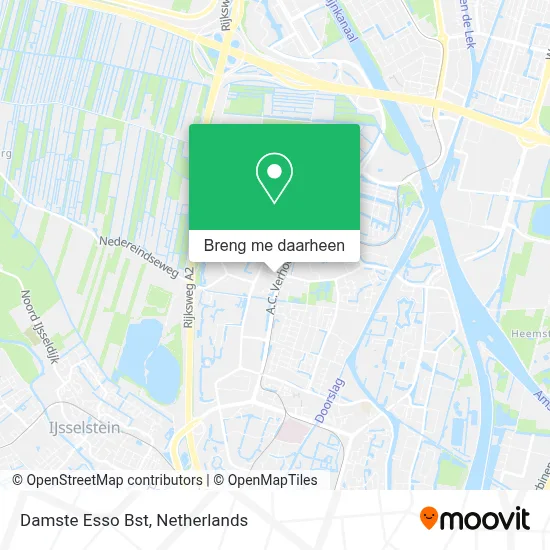 Damste Esso Bst kaart