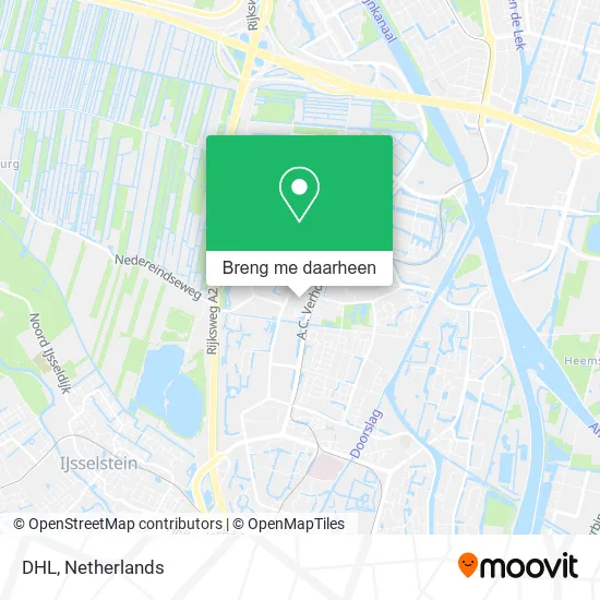 DHL kaart
