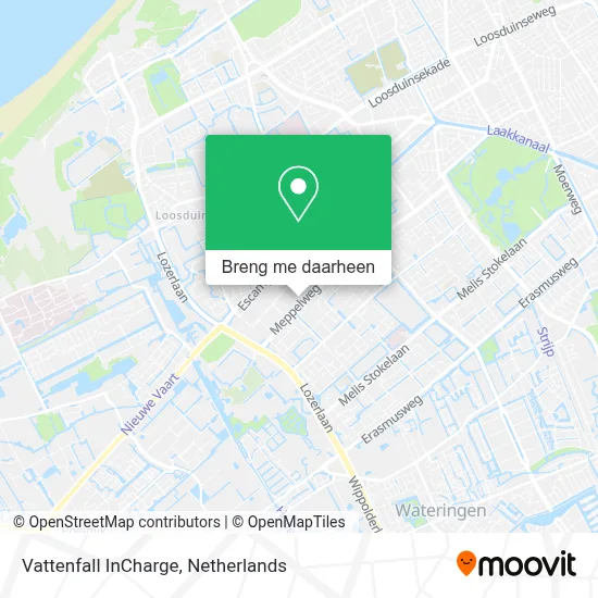 Vattenfall InCharge kaart