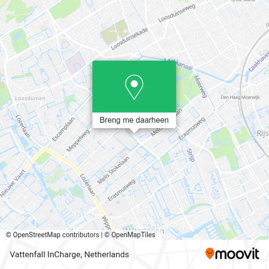 Vattenfall InCharge kaart