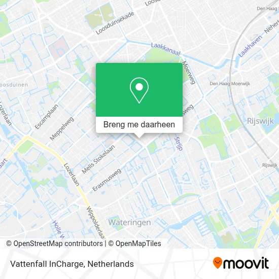 Vattenfall InCharge kaart