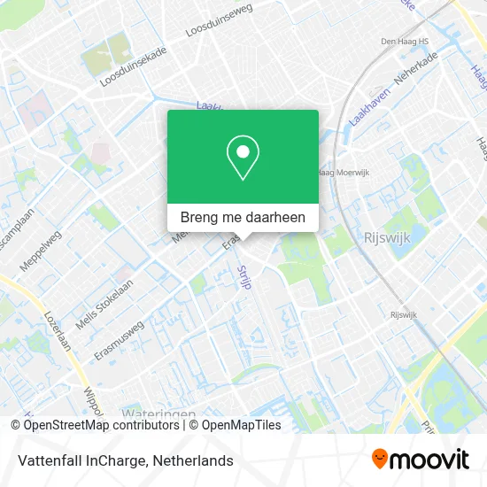 Vattenfall InCharge kaart